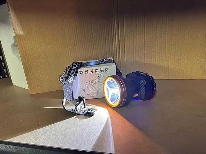 Warsun Rechargeable LED Headlamp with Optical Lens, Light Cup