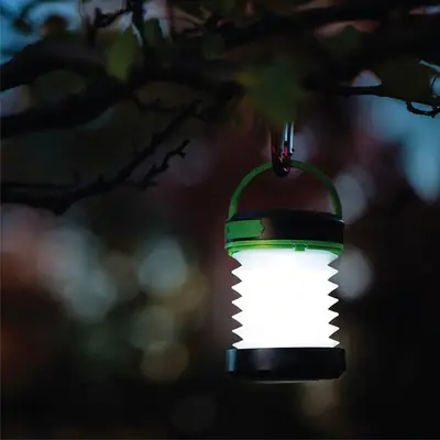 Solar Camping Lantern, Portable LED Light, Solar Powered for Camping