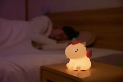 Unicorn Silicon Night Lamp for Kids, Suitable for Children and Adults